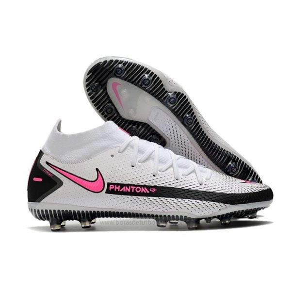 Nike Phantom GT Elite DF AG Pro Daybreak Blanco Rosa Negro